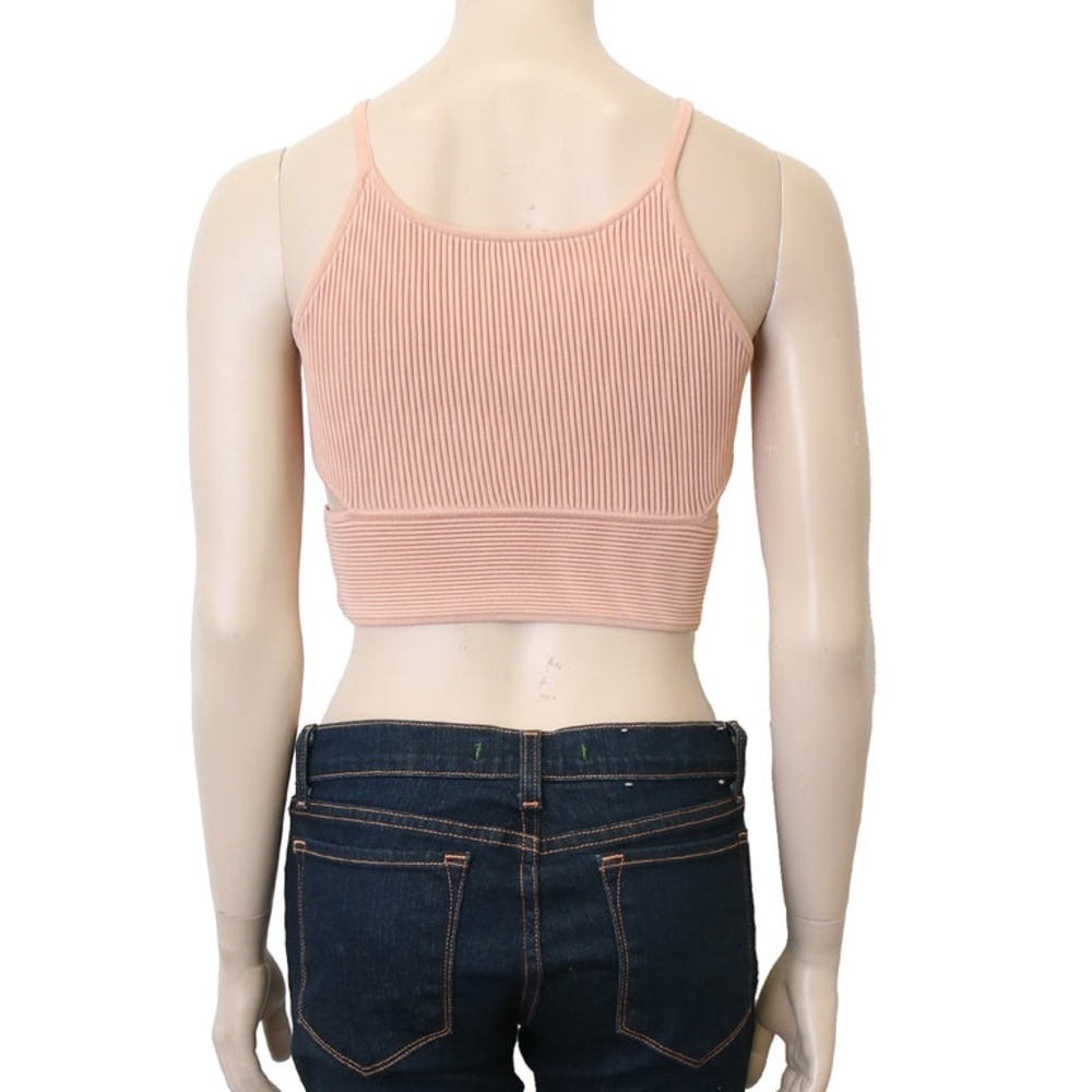 Jonathan Simkhai Stretch-Knit Ribbed Crop Top - Picture 4 of 8